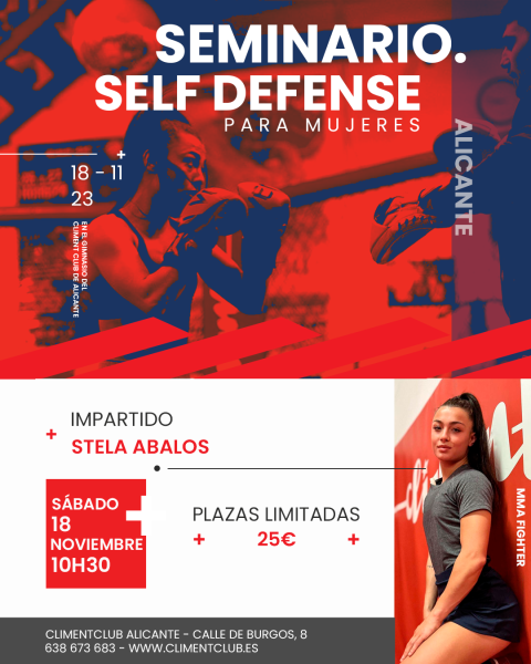 Seminario self defense para mujer